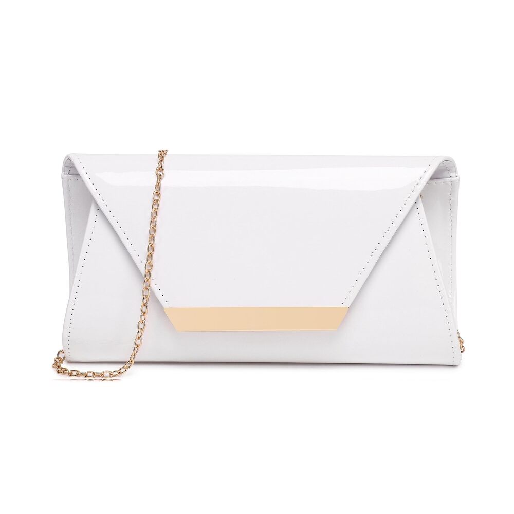 2072 Patent Leather Fashion Clutch Purses Evening Bag Handbag Christmas
